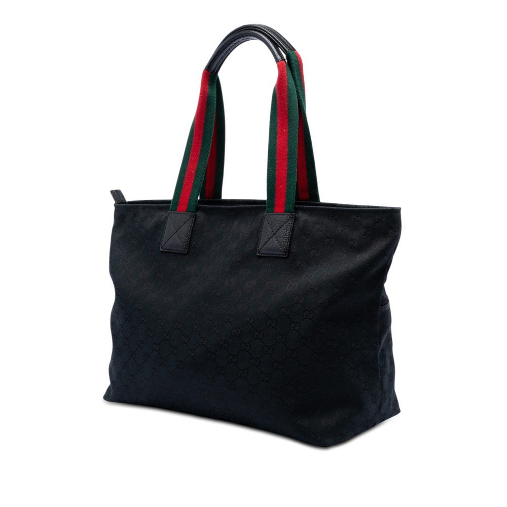 Pre-Loved Gucci GG Canvas Web Tote - Picture 2 of 7